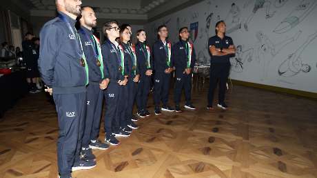 CASA ITALIA Nuoto Sincronizzato Tiro Arco Arrampicata Sportiva Padel LPA03158 Ph Luca Pagliaricci CONI
