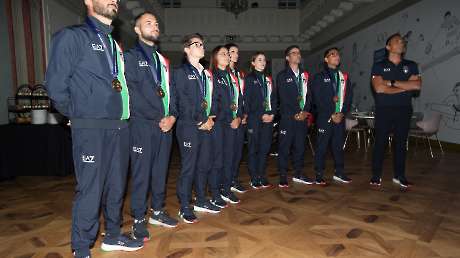 CASA ITALIA Nuoto Sincronizzato Tiro Arco Arrampicata Sportiva Padel LPA03160 Ph Luca Pagliaricci CONI