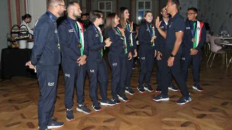 CASA ITALIA Nuoto Sincronizzato Tiro Arco Arrampicata Sportiva Padel LPA03164 Ph Luca Pagliaricci CONI