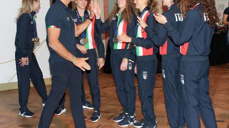 CASA ITALIA Nuoto Sincronizzato Tiro Arco Arrampicata Sportiva Padel LPA03189 Ph Luca Pagliaricci CONI
