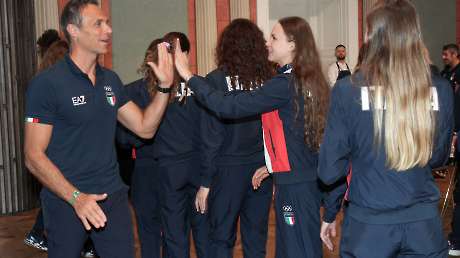 CASA ITALIA Nuoto Sincronizzato Tiro Arco Arrampicata Sportiva Padel LPA03191 Ph Luca Pagliaricci CONI