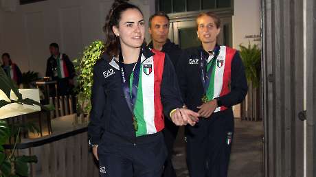 CASA ITALIA Nuoto Sincronizzato Tiro Arco Arrampicata Sportiva Padel LPA04415 Ph Luca Pagliaricci CONI