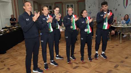 CASA ITALIA Nuoto Sincronizzato Tiro Arco Arrampicata Sportiva Padel LPA04461 Ph Luca Pagliaricci CONI