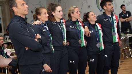 CASA ITALIA Nuoto Sincronizzato Tiro Arco Arrampicata Sportiva Padel LPA04464 Ph Luca Pagliaricci CONI