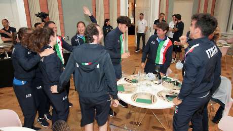 CASA ITALIA Nuoto Sincronizzato Tiro Arco Arrampicata Sportiva Padel LPA04471 Ph Luca Pagliaricci CONI