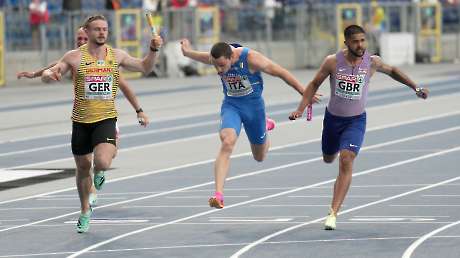ITALIA 4x100 Staffetta U LPA00180 Ph Luca Pagliaricci CONI