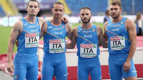 ITALIA 4x100 Staffetta U LPA00239 Ph Luca Pagliaricci CONI