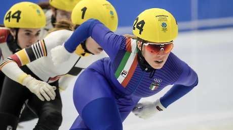 EYOF FVG Short Track  Martinelli Sara foto Simone Ferraro SFA01362