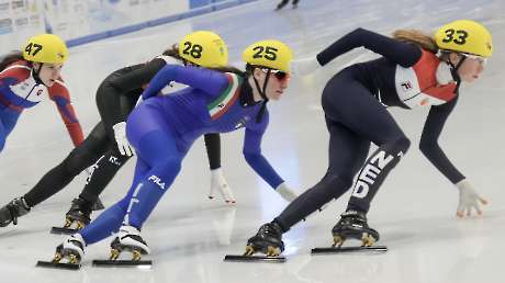 EYOF FVG Short Track  Rodondi Chiara foto Simone Ferraro SFA00373