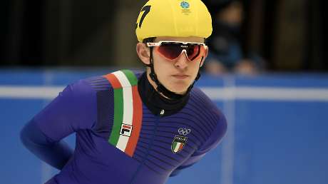 EYOF FVG Short Track  Zampedri Daniele foto Simone Ferraro SFA00462
