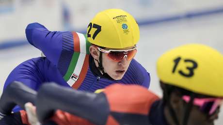 EYOF FVG Short Track  Zampedri Daniele foto Simone Ferraro SFA01673