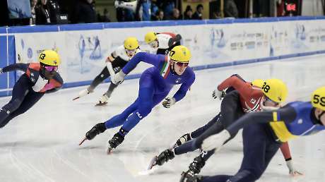 EYOF FVG Short Track  Zampedri Daniele foto Simone Ferraro SFA01685