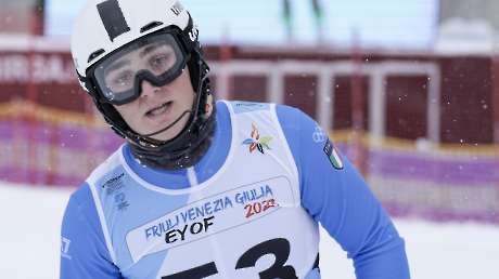 EYOF FVG Slalom U ANTONIOLI Glauco foto Simone Ferraro SFA05394