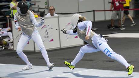 SCHERMA Fioretto Femminile LPA00683 Ph Luca Pagliaricci CONI