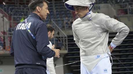 SCHERMA Sciabola Maschile ITA vs GER LPA01090 Ph Luca Pagliaricci CONI