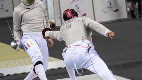 SCHERMA Sciabola Maschile ITA vs GER LPA01532 Ph Luca Pagliaricci CONI