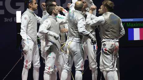 SCHERMA Fioretto M Squadre LPA05252 Ph Luca Pagliaricci CONI