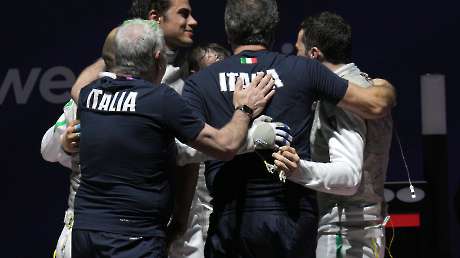 SCHERMA Fioretto M Squadre LPA06338 Ph Luca Pagliaricci CONI