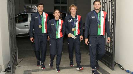 CASA ITALIA Pentathlon Canoa Beach Soccer LPA09611 Ph Luca Pagliaricci CONI