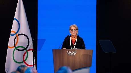 161023_141st IOC Session Day 2_Report on XXV Olympic Winter Games, Milano Cortina_Martin__GMM8900