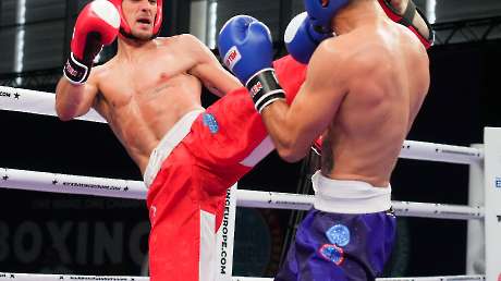 Kickboxing Damiano Salvatore TRAMONTANA v Farid AGHAMOGHLANOV (AZE) Ph Simone Ferraro SFA01083