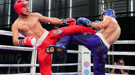 Kickboxing Damiano Salvatore TRAMONTANA v Farid AGHAMOGHLANOV (AZE) Ph Simone Ferraro SFA01136