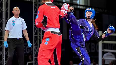 Kickboxing Domenica ANGELINO -Tina BALOH (SLO) Ph Simone Ferraro SFA07031 copia