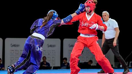 Kickboxing Domenica ANGELINO -Tina BALOH (SLO) Ph Simone Ferraro SFA07226 copia