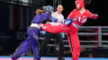 Kickboxing Federica TROVALUSCI v Tyra BARADA (SLO) Ph Simone Ferraro SFA01336