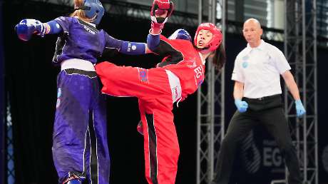 Kickboxing Federica TROVALUSCI v Tyra BARADA (SLO) Ph Simone Ferraro SFA01435