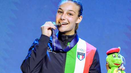 Kickboxing Francesca CECI Point Fighting -60kg Ph Simone Ferraro SFA04314 copia