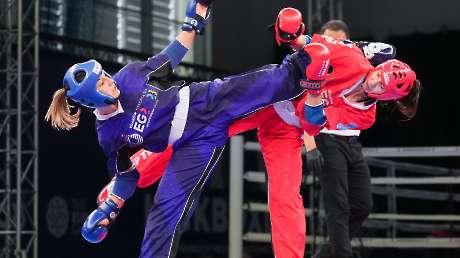 Kickboxing Francesca CECI v Andrea BUSA (HUN) Ph Simone Ferraro SFA03192