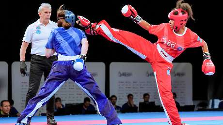 Kickboxing Luna MENDY v Urska GAZVODA (SLO) Ph Simone Ferraro SFA05320 copia