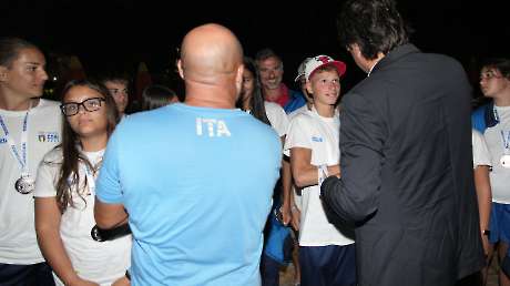 Canoa Premiazioni Trofeo CONI Ph Luca Pagliaricci LPA00383