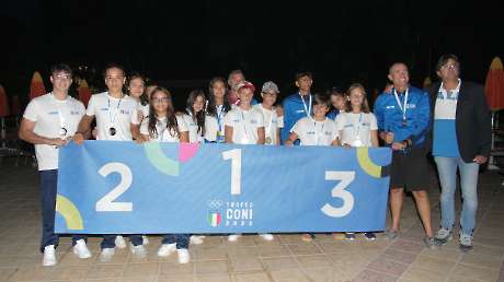 Canoa Premiazioni Trofeo CONI Ph Luca Pagliaricci LPA00387