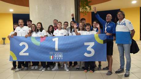 Canoa Premiazioni Trofeo CONI Ph Luca Pagliaricci LPA00427