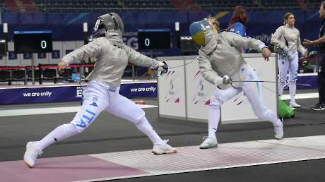 GREGORIO Rossella vs KHARLAN Olga LPA08036 Ph Luca Pagliaricci CONI