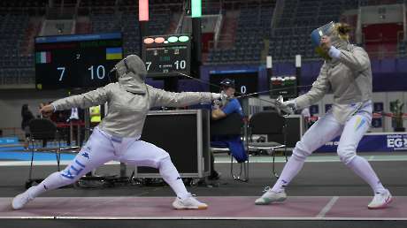 GREGORIO Rossella vs KHARLAN Olga LPA08104 Ph Luca Pagliaricci CONI