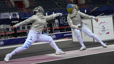 GREGORIO Rossella vs KHARLAN Olga LPA08123 Ph Luca Pagliaricci CONI