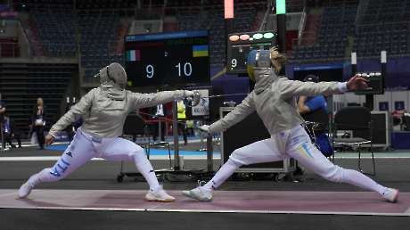 GREGORIO Rossella vs KHARLAN Olga LPA08132 Ph Luca Pagliaricci CONI
