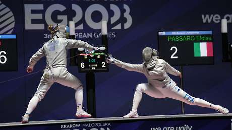 PASSARO Eloisa vs KHARLAN Olga LPA08425 Ph Luca Pagliaricci CONI