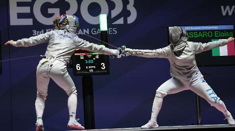PASSARO Eloisa vs KHARLAN Olga LPA08436 Ph Luca Pagliaricci CONI