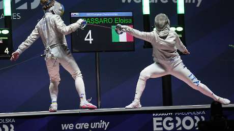 PASSARO Eloisa vs KHARLAN Olga LPA08450 Ph Luca Pagliaricci CONI