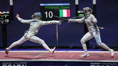 PASSARO Eloisa vs KHARLAN Olga LPA08536 Ph Luca Pagliaricci CONI