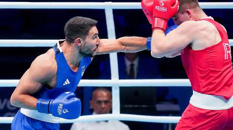 Pugilato Aziz Abbes MOUHIIDINE –, Jack MARLEY (IRL) 92Kg Ph Simone Ferraro SFA07599 copia