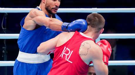Pugilato Aziz Abbes MOUHIIDINE –, Jack MARLEY (IRL) 92Kg Ph Simone Ferraro SFA07846 copia