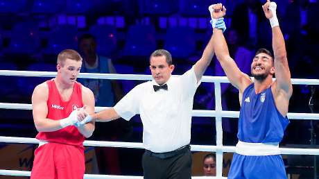 Pugilato Aziz Abbes MOUHIIDINE –, Jack MARLEY (IRL) 92Kg Ph Simone Ferraro SFA08746 copia