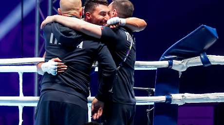 Pugilato Aziz Abbes MOUHIIDINE –, Jack MARLEY (IRL) 92Kg Ph Simone Ferraro SFA08769 copia