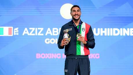 Pugilato Aziz Abbes MOUHIIDINE –, Jack MARLEY (IRL) 92Kg Ph Simone Ferraro SFA09146 copia
