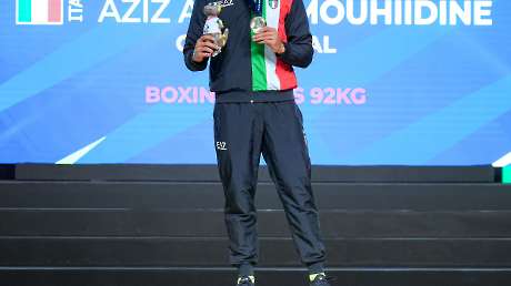 Pugilato Aziz Abbes MOUHIIDINE –, Jack MARLEY (IRL) 92Kg Ph Simone Ferraro SFA09195 copia